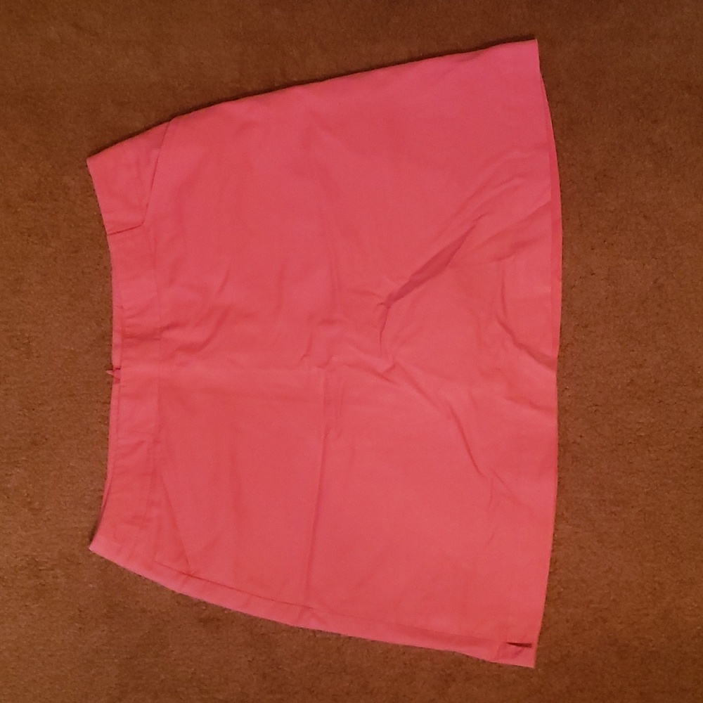 Nike Golf Fit Dri Womens Size M Back Zip Golf Tennis Casual Skort Hot Pink